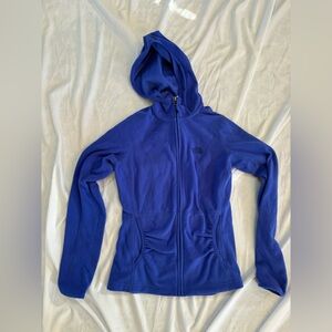 440 The North Face Blue Polartec Fleece Jacket Sweatshirt Hoodie Full Zip XS